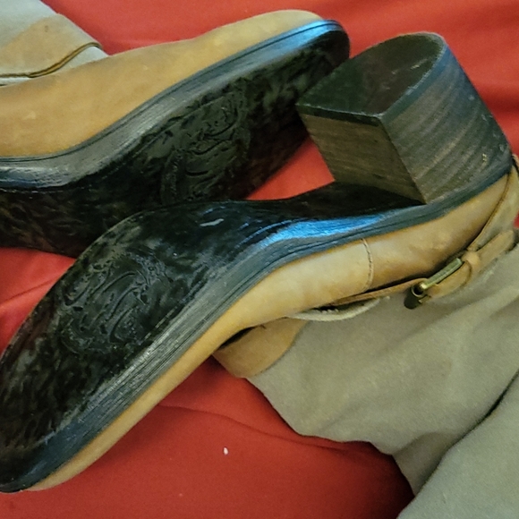 Leather / suede boots - Picture 8 of 9